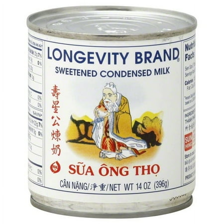 Longevity Brand Sweetened Condensed Milk 14 oz