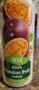 100% Passion fruit juice